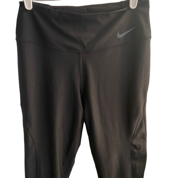 Nike Black Full Length Leggings Sz PL - Picture 2 of 8